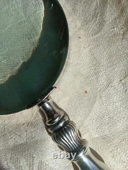Antique English Magnifying Glass w Marked Sterling Silver Handle Great Design