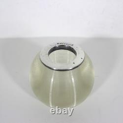 Antique English Sterling Silver and Glass Match Striker Hallmarked