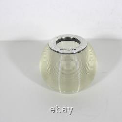 Antique English Sterling Silver and Glass Match Striker Hallmarked