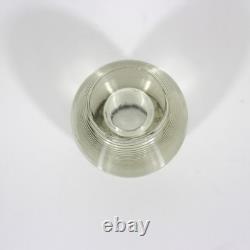 Antique English Sterling Silver and Glass Match Striker Hallmarked