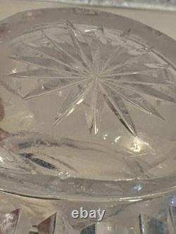 Antique Foster & Bailey Sterling Silver Cut Glass Powder Jar Victorian Abp 140