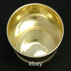 Antique French PUIFORCAT 18k Gold on Sterling Silver Vermeil Cordial, Shot Glass