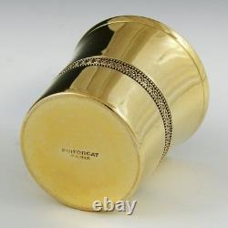 Antique French PUIFORCAT 18k Gold on Sterling Silver Vermeil Cordial, Shot Glass