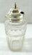 Antique Glass Mustard With A Sterling Silver Top Stephen Adams Ii Ca 1813