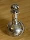 Antique Glass Sterling Silver Overlay Perfume Bottle Decanter Art Nouveau Rare