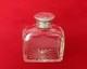 Antique Glass & Sterling Silver Perfume Bottle With Original Glass Stopper