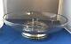 Antique Glass & Sterling Silver Base Table Centerpiece Candle Holder