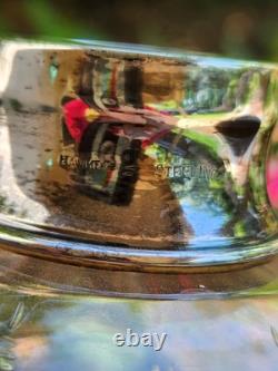 Antique Hawkes Sterling Silver Cut Glass Decanter Monogrammed
