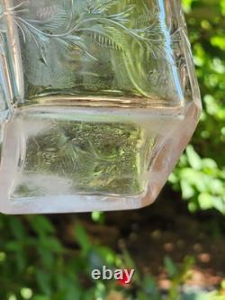 Antique Hawkes Sterling Silver Cut Glass Decanter Monogrammed