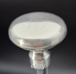 Antique Hawkes Sterling Silver & Glass Cocktail Shaker Plunger or Strainer