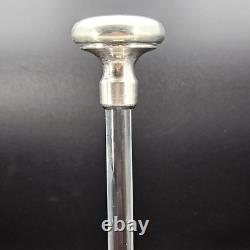 Antique Hawkes Sterling Silver & Glass Cocktail Shaker Plunger or Strainer