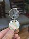 Antique Magnifying Glass Quizzer In Sterling Silver And Mother Of Pearl