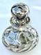 Antique Perfume Bottle Art Nouveau Sterling Silver Overlay