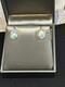 Antique Roman Glass Sterling Silver 925 Earrings Ancient Fragments Stamped