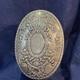 Antique Royal Glass Vanity Jar Sterling Silver Lid 47.67g Monogrammed