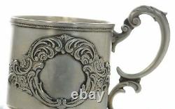 Antique Russian Silver Tea Glass Cup Holder