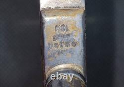 Antique Sterling Silver (. 925) Magnifying Glass 7.25 150g Monogram TJB 1900