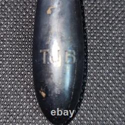 Antique Sterling Silver (. 925) Magnifying Glass 7.25 150g Monogram TJB 1900
