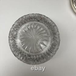 Antique Sterling Silver Cherub Covered & Clear Glass Vanity Jar -Top 46.5 Grams