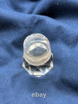 Antique Sterling Silver & Cut Glass Perfume Bottle Birmingham 1900 Vanity Decor