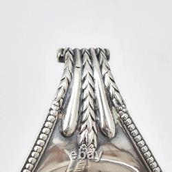 Antique Sterling Silver Glass Cruet Set with Stand English William Abdy 1784 288g