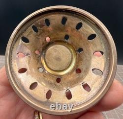 Antique Sterling Silver Glass Rod Hat Holder Millinery Display Stand