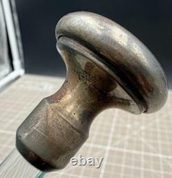 Antique Sterling Silver Glass Rod Hat Holder Millinery Display Stand