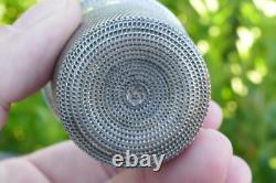 Antique Sterling Silver Only A Thimble Full Shot Glass