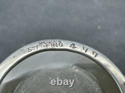 Antique Sterling Silver and Glass Salt & Pepper Shakers, 60 grams