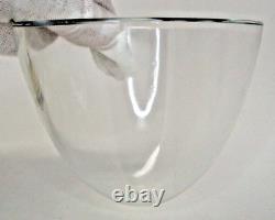 Antique Tiffany & Co Sterling Silver Covered Sauce Pot Glass Liner