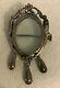 Antique Victorian Double Glass Mourning Locket Brooch