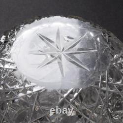 Antique Victorian Glass Vanity Bottle Sterling Silver Repousse Lid England 5