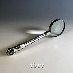 Antique Victorian Sterling Silver Magnifying Glass