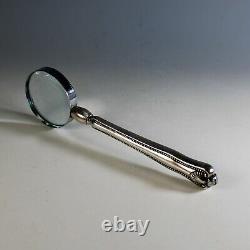 Antique Victorian Sterling Silver Magnifying Glass