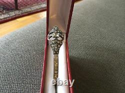 Antique Victorian/edwardian Diamond Paste Sterling Silver Bangle Bracelet