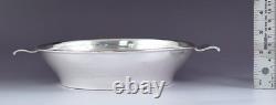 Antique c1930s Lovely Cartier Sterling Silver Art Deco Glass Lined Bowl 11
