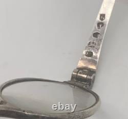 Antique early 19th c Sterling silver spectacles Birmingham 1805 Samuel Pemberton