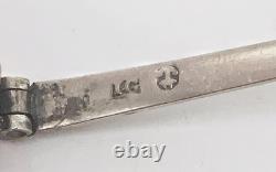 Antique early 19th century Sterling silver spectacles Birmingham England glasses