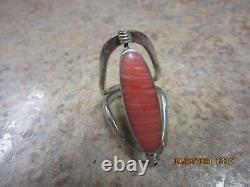 Art Glass Sterling Silver OOAK Yellow Blue Green/Coral