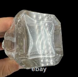 Arthur Willmore Pennington Sterling Silver Cut Glass Gothic Style Perfume Bottle