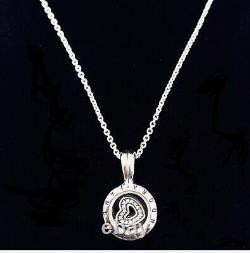 Authentic Pandora FLOATING LOCKET NECKLACE With Pandora TAG & HINGED BOX 792144CZ