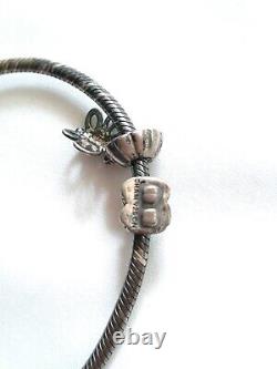Authentic Pandora sterling silver bracelet, 49 grams