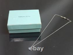Authentic Tiffany & Co. Necklace Teardrop Glass Sterling Silver #9315