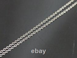 Authentic Tiffany & Co. Necklace Teardrop Glass Sterling Silver #9315