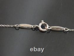 Authentic Tiffany & Co. Necklace Teardrop Glass Sterling Silver #9315