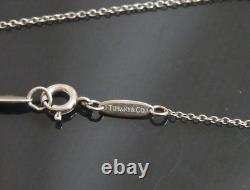 Authentic Tiffany & Co. Necklace Teardrop Glass Sterling Silver #9315