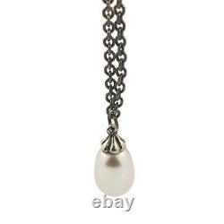 Authentic Trollbeads 54090 Necklace Silver Fantasy/Freshwater Pearl 35.4 inch0