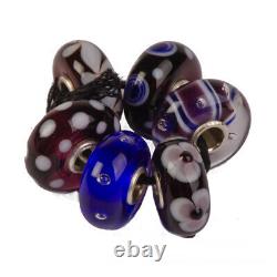 Authentic Trollbeads Glass 64604 Christmas in Hawaii, Kit-6 0 RETIRED