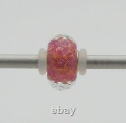 Authentic Trollbeads LE HTF Rare Pink Delight Facet (TGLBE-30017)