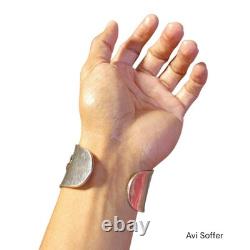 Avi Soffer Sterling Silver ancient Roman glass amethyst Bracelet